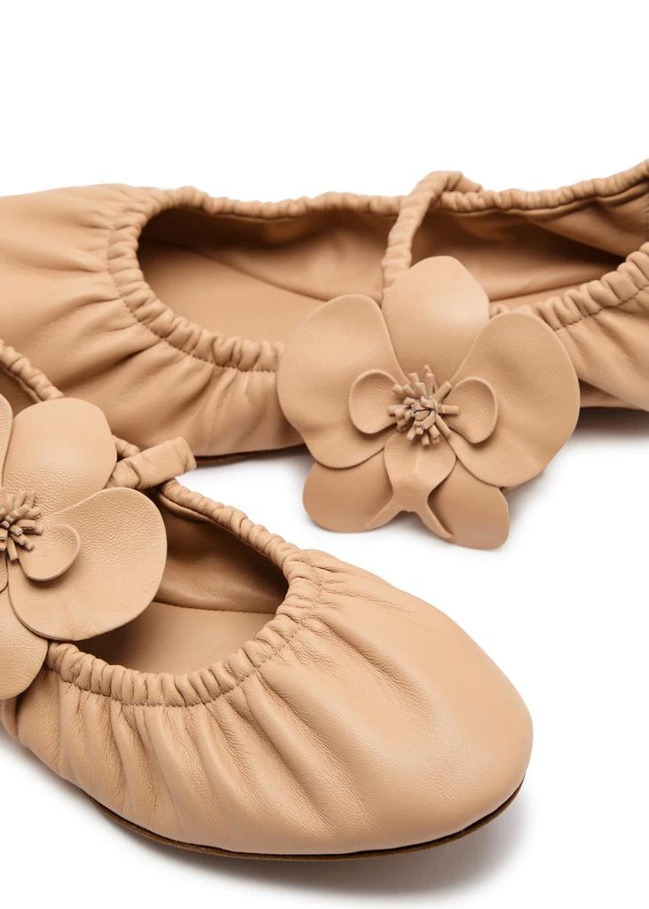 Zimmermann Orchid leather ballet flats 3