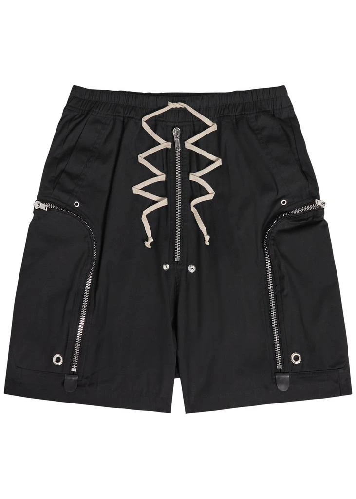 Rick Owens Bauhaus Bela stretch-cotton shorts 1