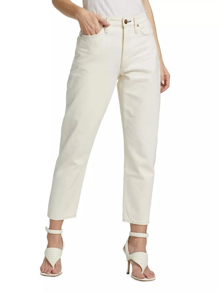 Rag & Bone Alissa High-Waisted Cropped Barrel-Leg Jeans 3