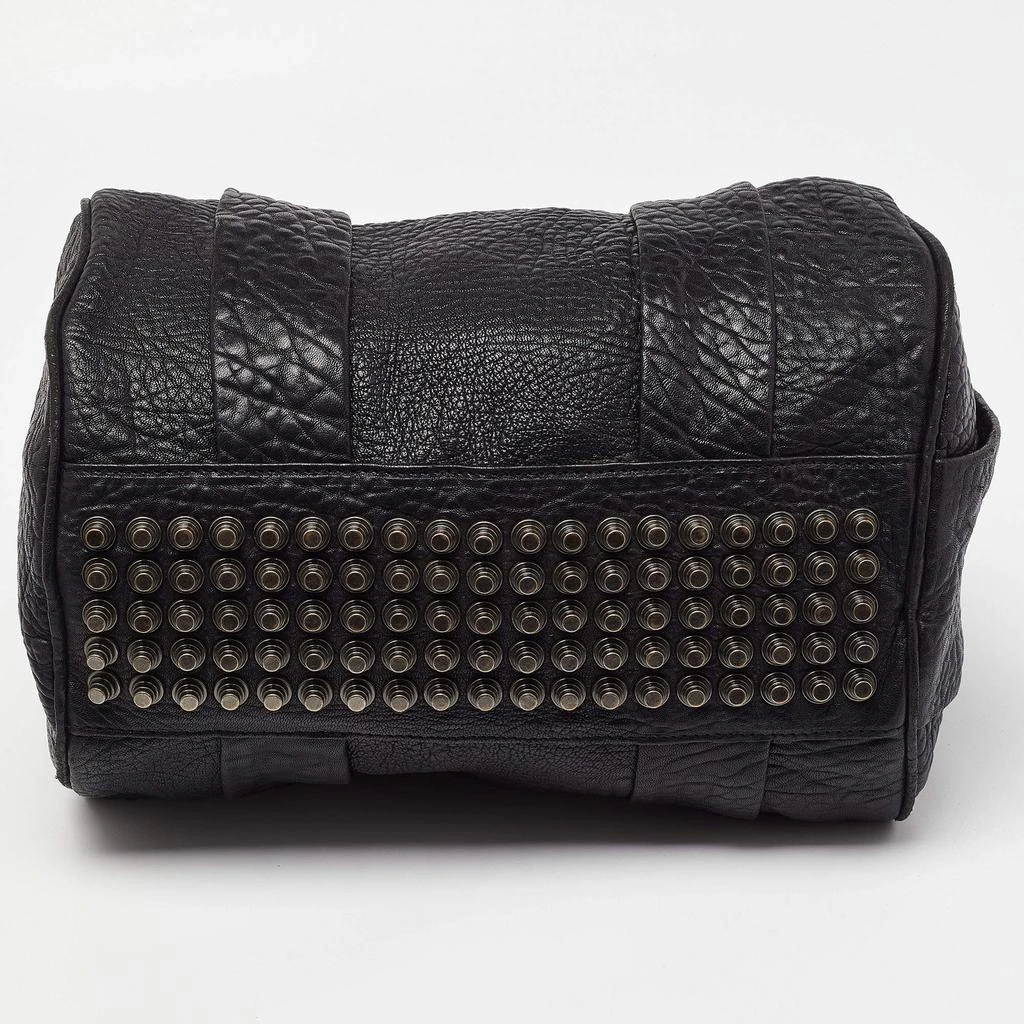 Alexander Wang Alexander Wang Black Pebbled Leather Rocco Duffle Bag 6