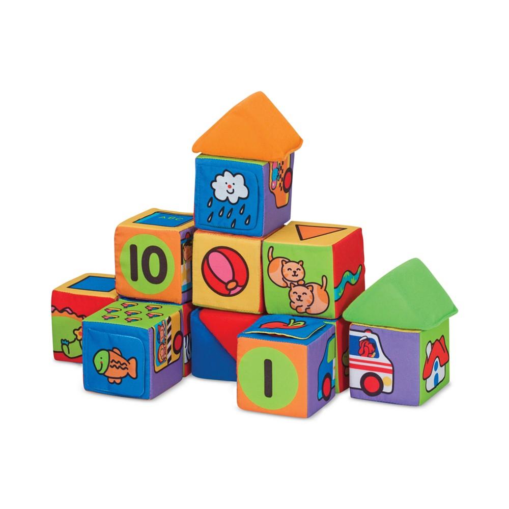 Melissa and Doug Kids' Match & Build Toy Blocks