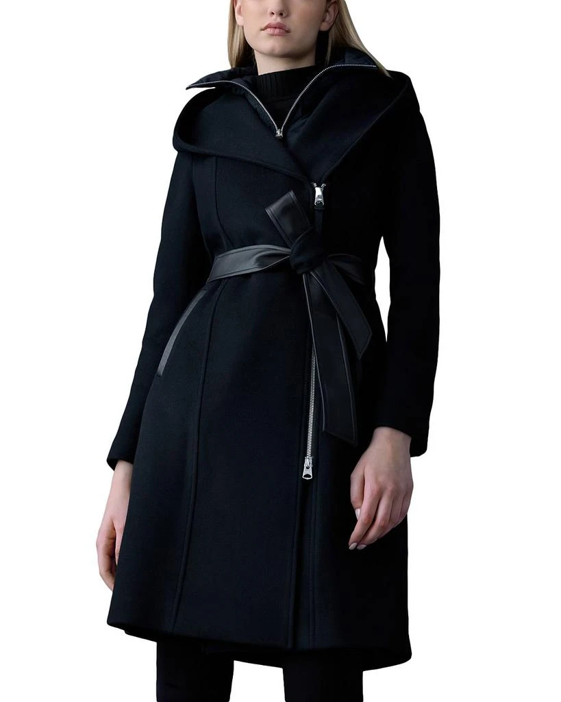 Mackage Shia 2 in 1 Double Face Wool Coat with Removable Bib 1