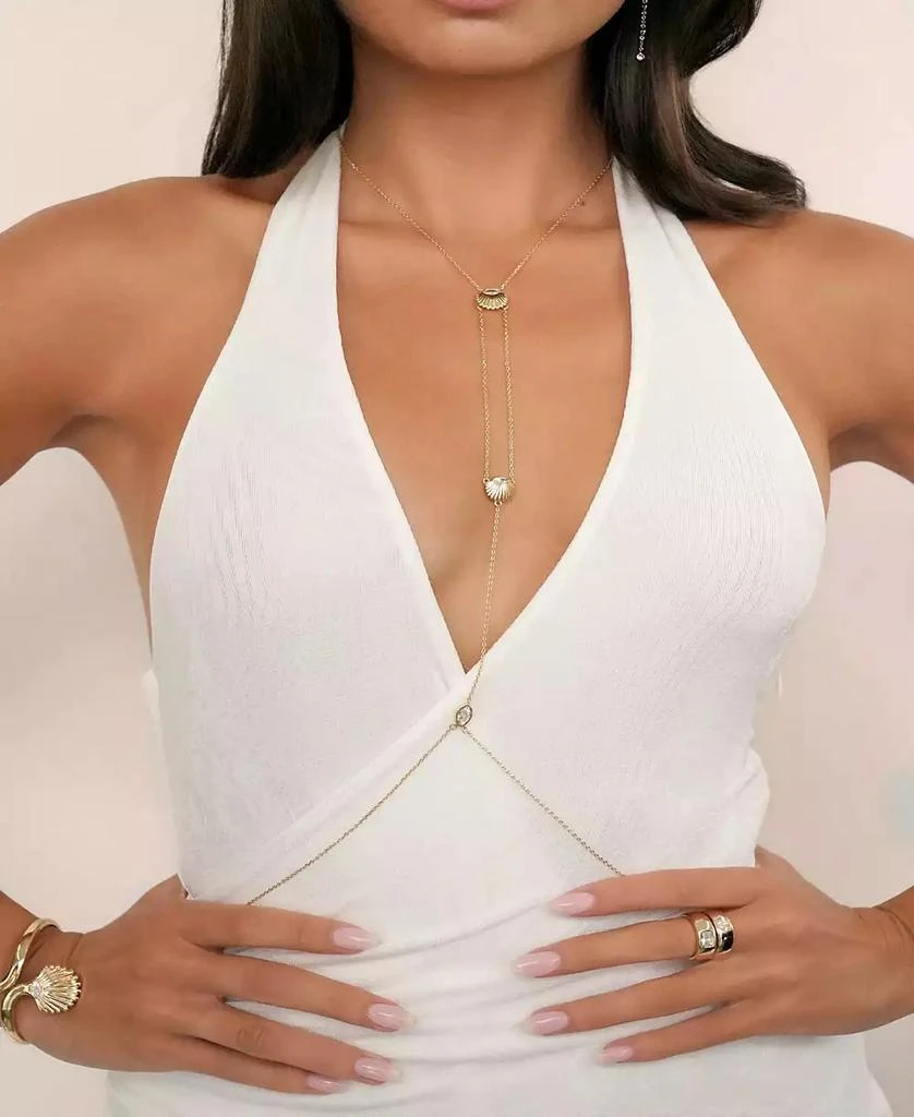 Ettika Jewelry Dainty Shell Body Chain 5