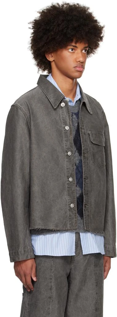 Our Legacy Gray Cut Rebirth Denim Jacket 2