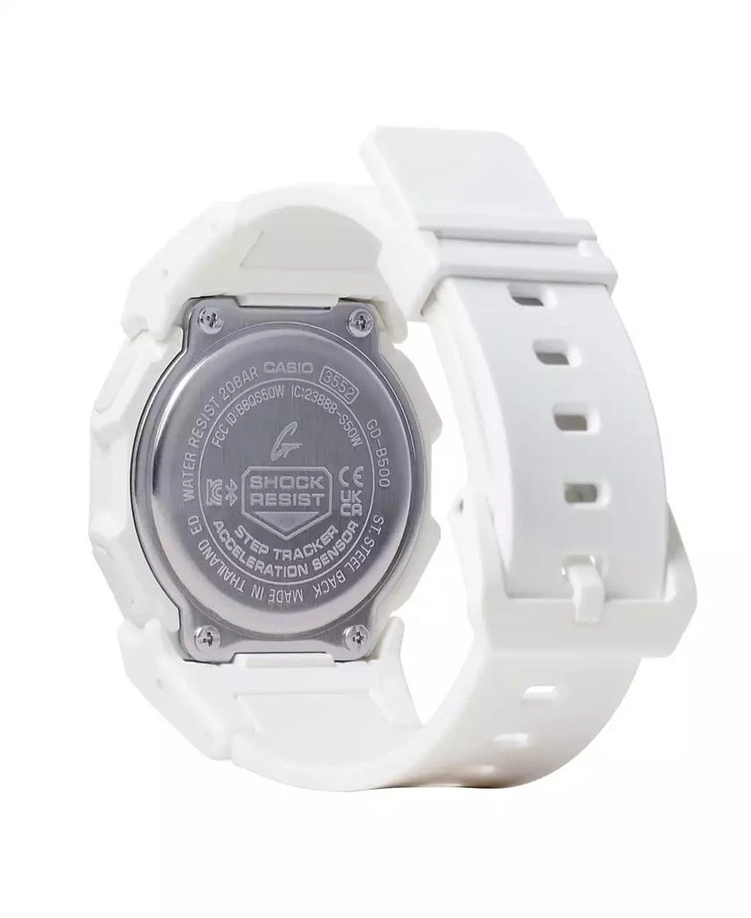 G-Shock Men's Digital White Resin Watch, 46.3mm GDB500-7 3