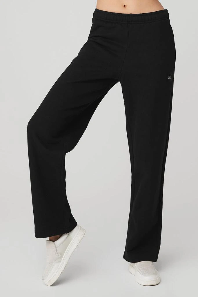 Alo Renown Heavy Weight Sweatpant - Black