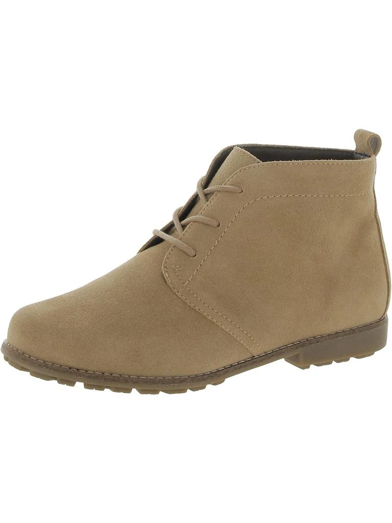 White Mountain Auburn Womens Suede Lace Up Ankle Boots 1