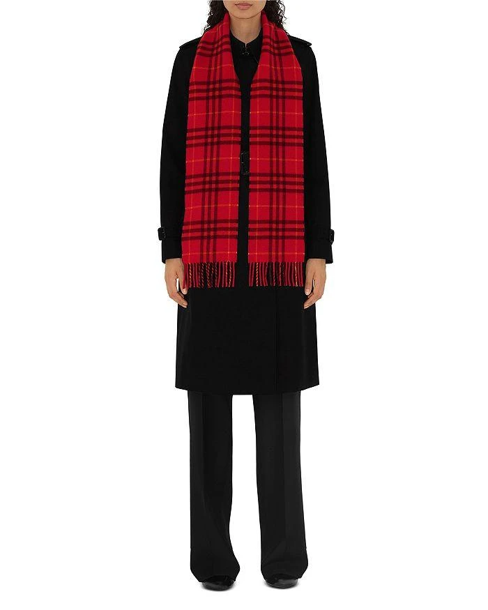 Burberry Narrow Check Cashmere Scarf 3