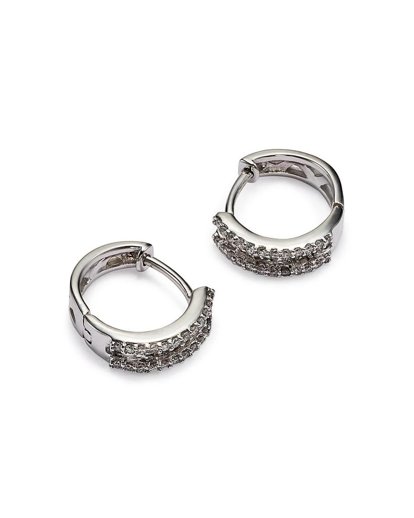 Bloomingdale's Diamond Baguette Hoop Earrings in 14K White Gold, 0.25 ct. t.w. 5