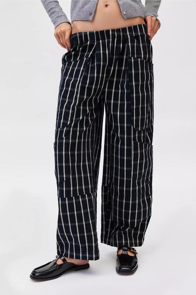 BDG BDG Charlie Gingham Low-Rise Wide-Leg Pant