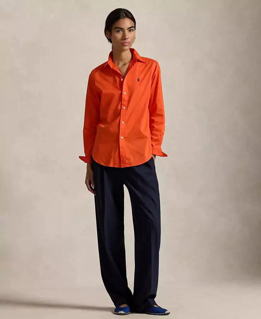 Ralph Lauren Women
s Classic-Fit Cotton Twill Shirt 2