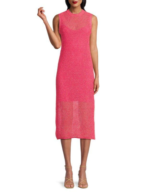 Rag & Bone Carter Knit Overlay Tank Dress 1