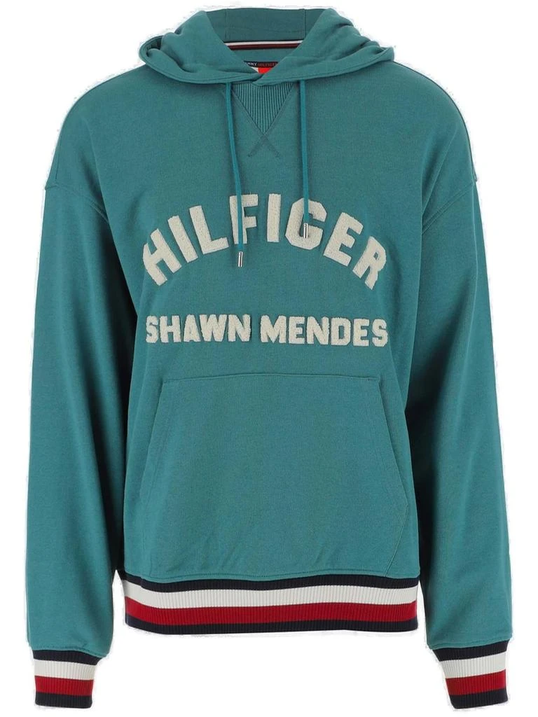 Tommy Hilfiger Tommy Hilfiger X Shawn Mendes Logo-Patch Drawstring Hoodie 1