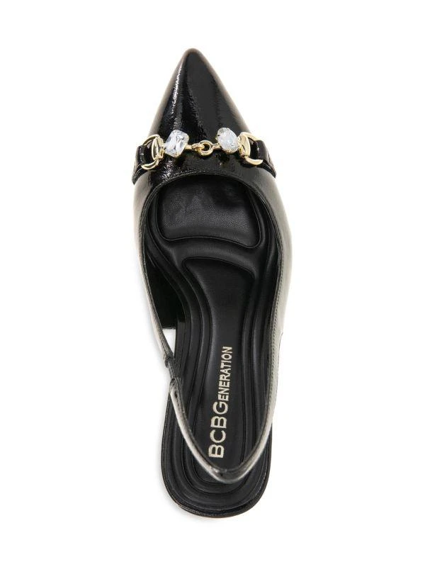 BCBG Gardin Embellished Slingback Bit Pumps 4