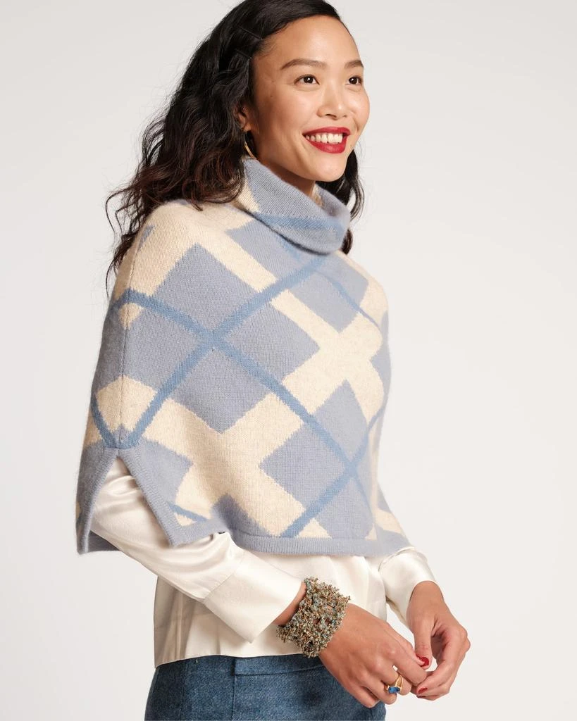 Frances Valentine Winnie Shrug Exploded Plaid 1