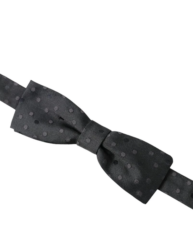 Dolce
Gabbana Polka Dot Silk Adjustable Neck Men Papillon Bow Men
s Tie 2