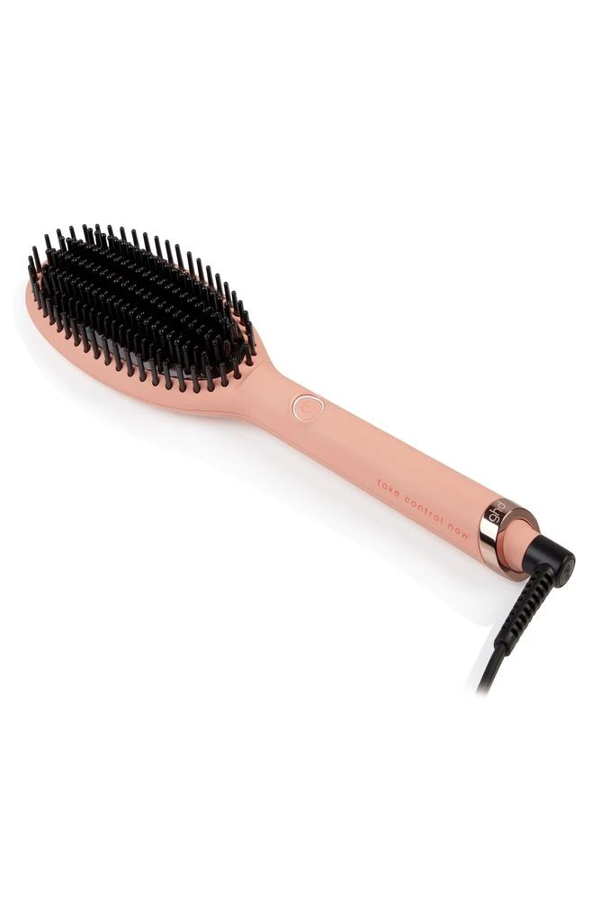 ghd Glide Hot Smoothing Brush - Peach Pink 1
