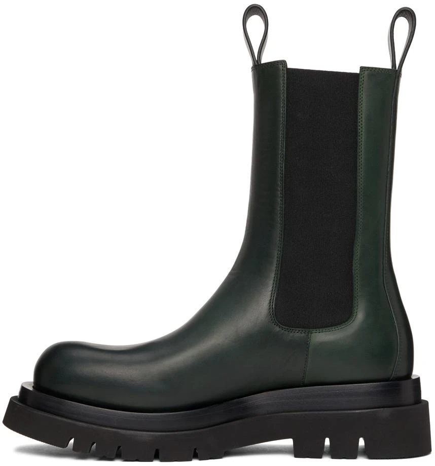Bottega Veneta Green Lug Chelsea Boots 3