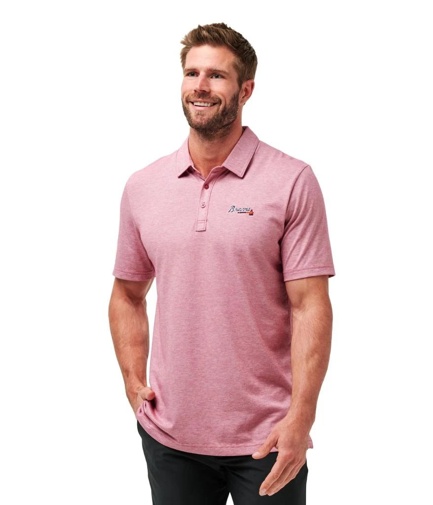 Travis Mathew Atlanta Braves The Zinna Polo 1