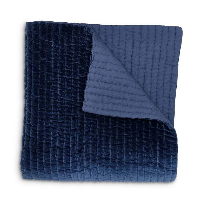 John Robshaw Velvet Quilted Coverlet, King 1
