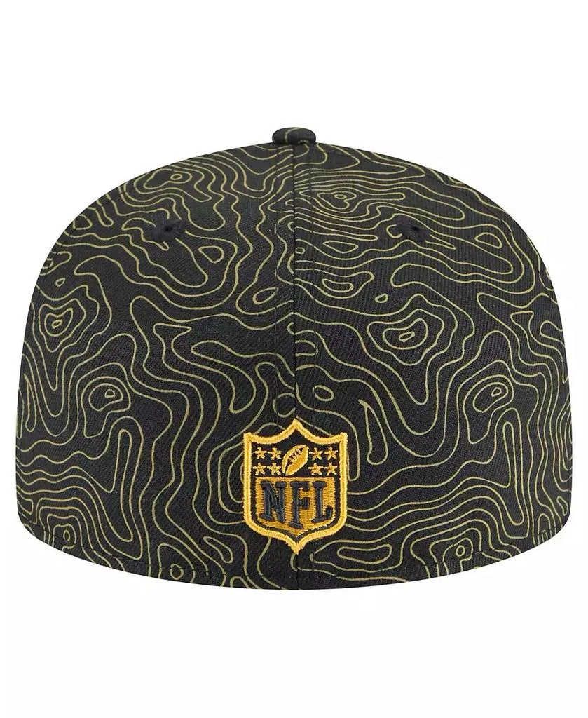 New Era Men's Black Pittsburgh Steelers Geo 59FIFTY Fitted Hat 3