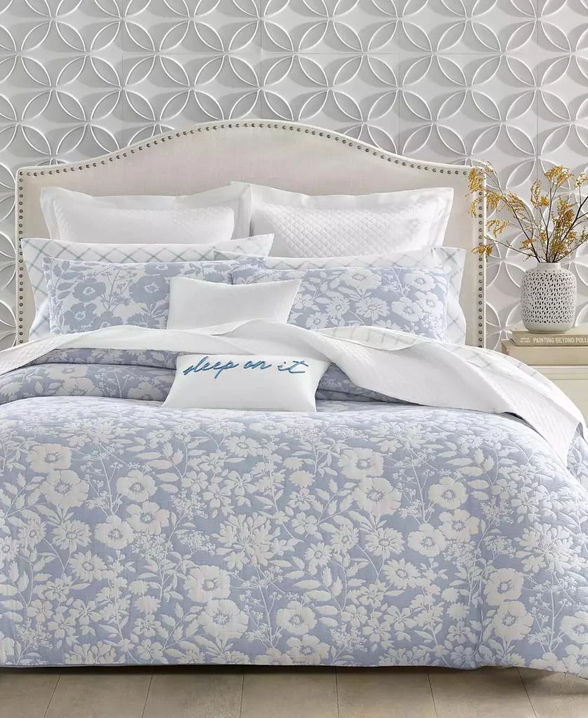 Charter Club Silhouette Floral 2-Pc. Duvet Cover Set, Twin, Exclusively at Macy’s 1