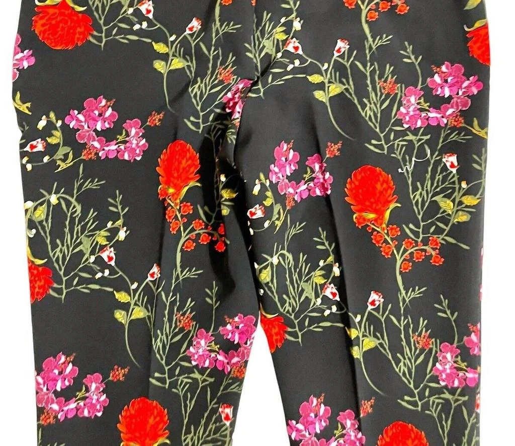Cynthia Rowley Cynthia Rowley - Women's Cropped Floral Print Cigarette Leg Pant 4