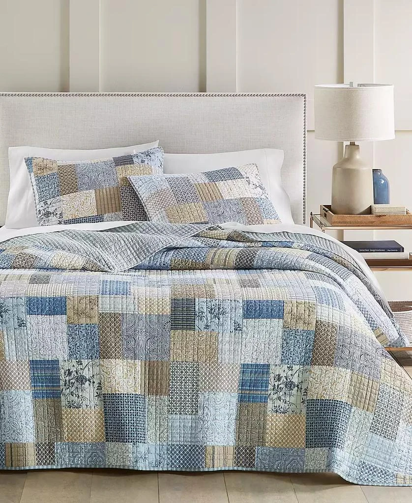 Charter Club Heritage Patchwork Cotton Quilt, Full/Queen, Exclusively at Macy’s 1