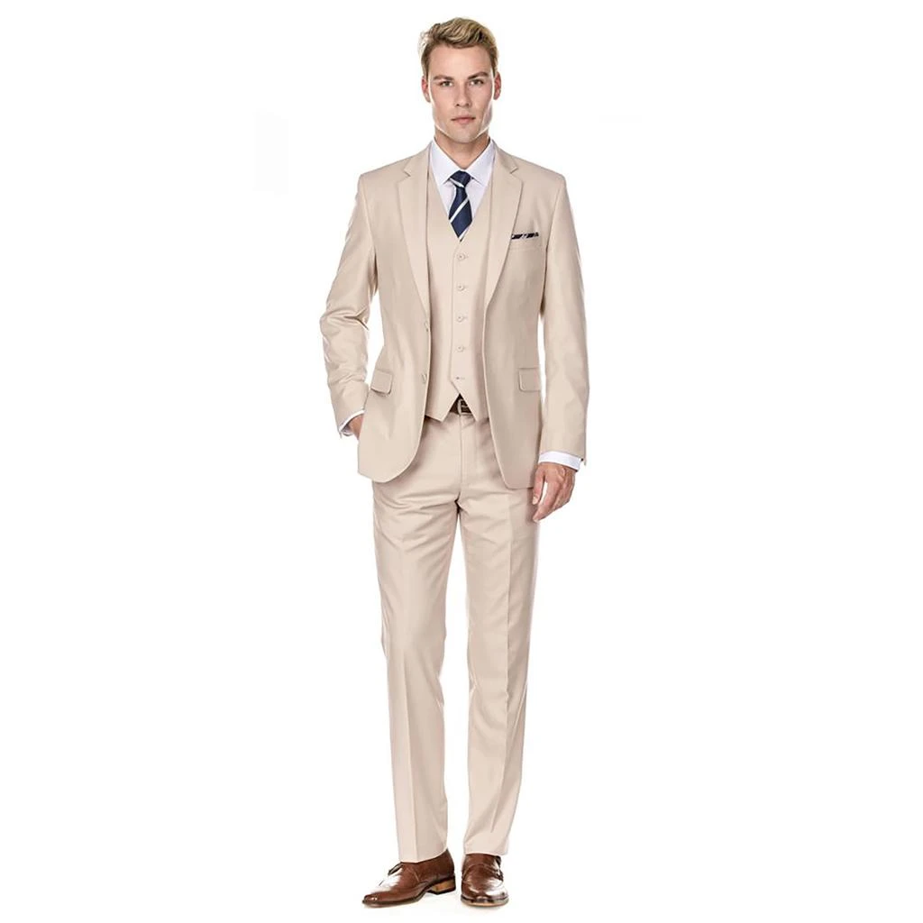 Braveman Men's Signature 3-Piece Slim Fit Suits 1