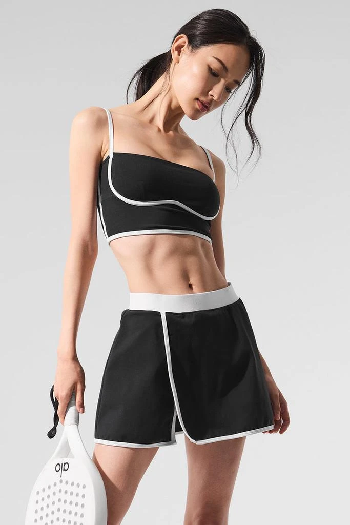 Alo Airbrush Streamlined Skirt - Black/White 4