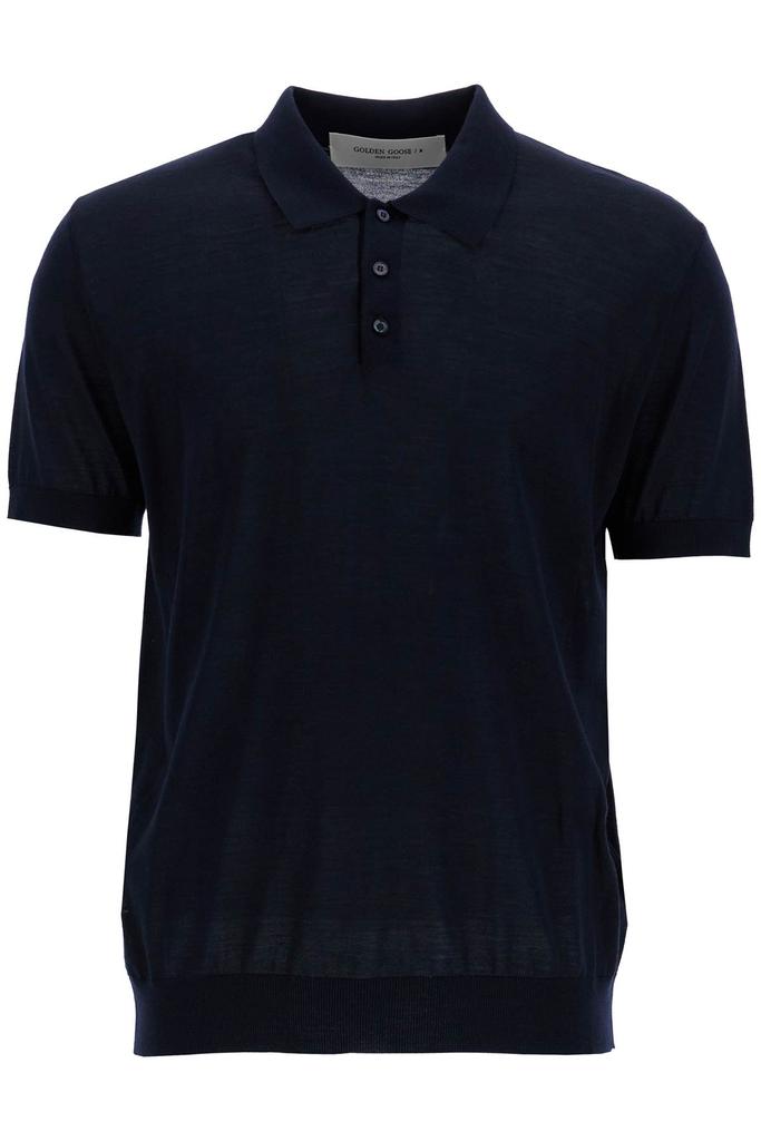 Golden Goose short-sleeved wool polo shirt - Polo Shirts