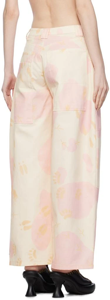 Collina Strada Beige & Pink Stomp Jeans 3