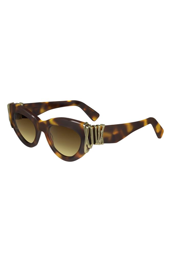 Lanvin 50mm Melodie Rectangle Sunglasses