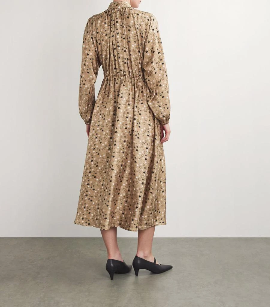 Max Mara Silk Star Print Dress 3