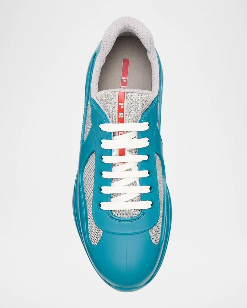 Prada Men's Americas Cup Rubber Trainer Sneakers 7