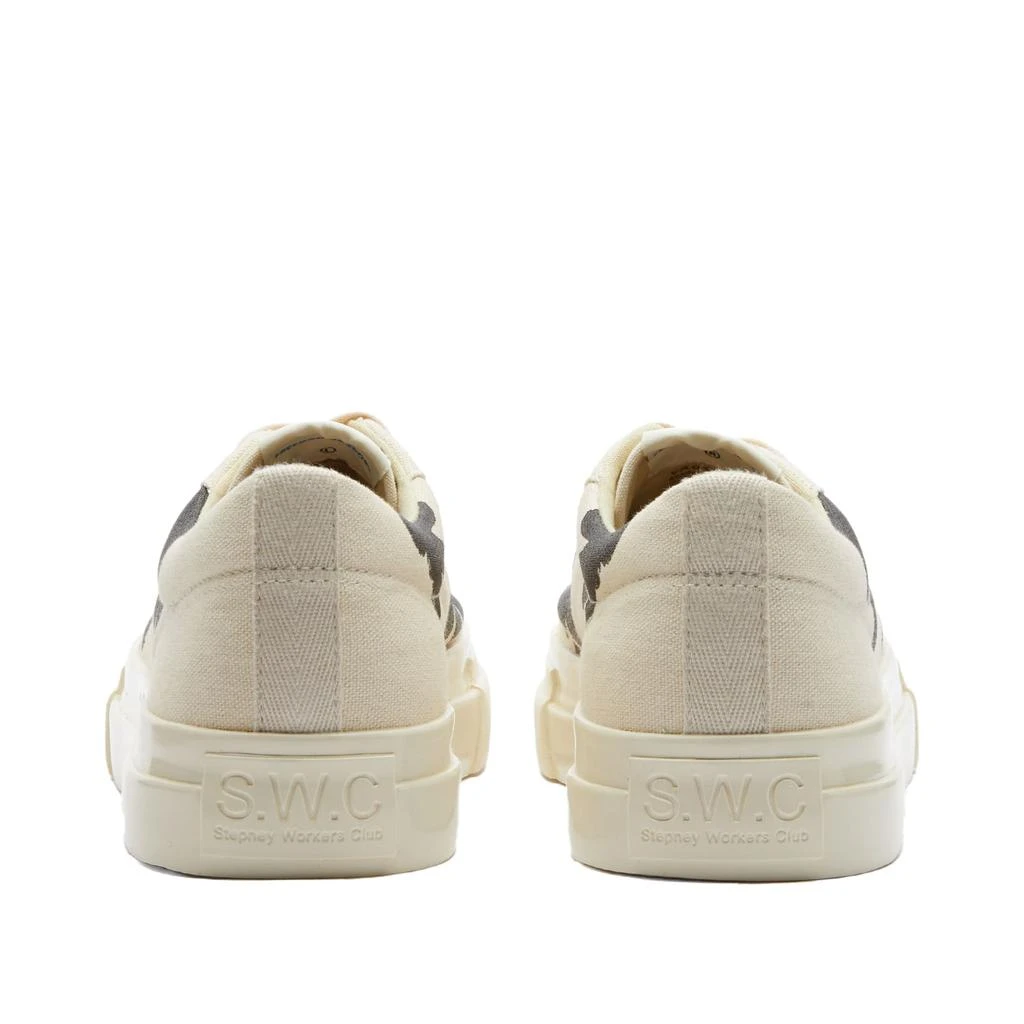 Stepney Workers Club Stepney Workers Club Dellow Shroom Hands Print Sneaker 3