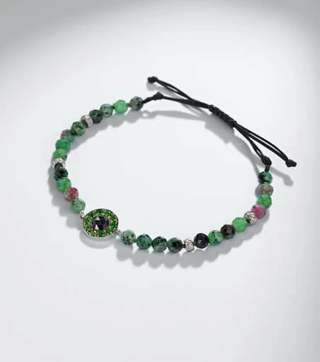 Ileana Makri Orbit 9kt white gold (375/1000) and sterling silver (925) with gemstones 3