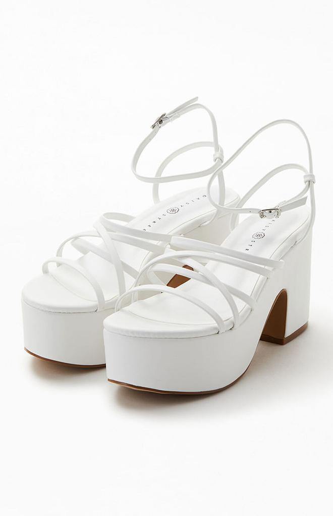 Daisy Street Women's Strappy Platform Heels