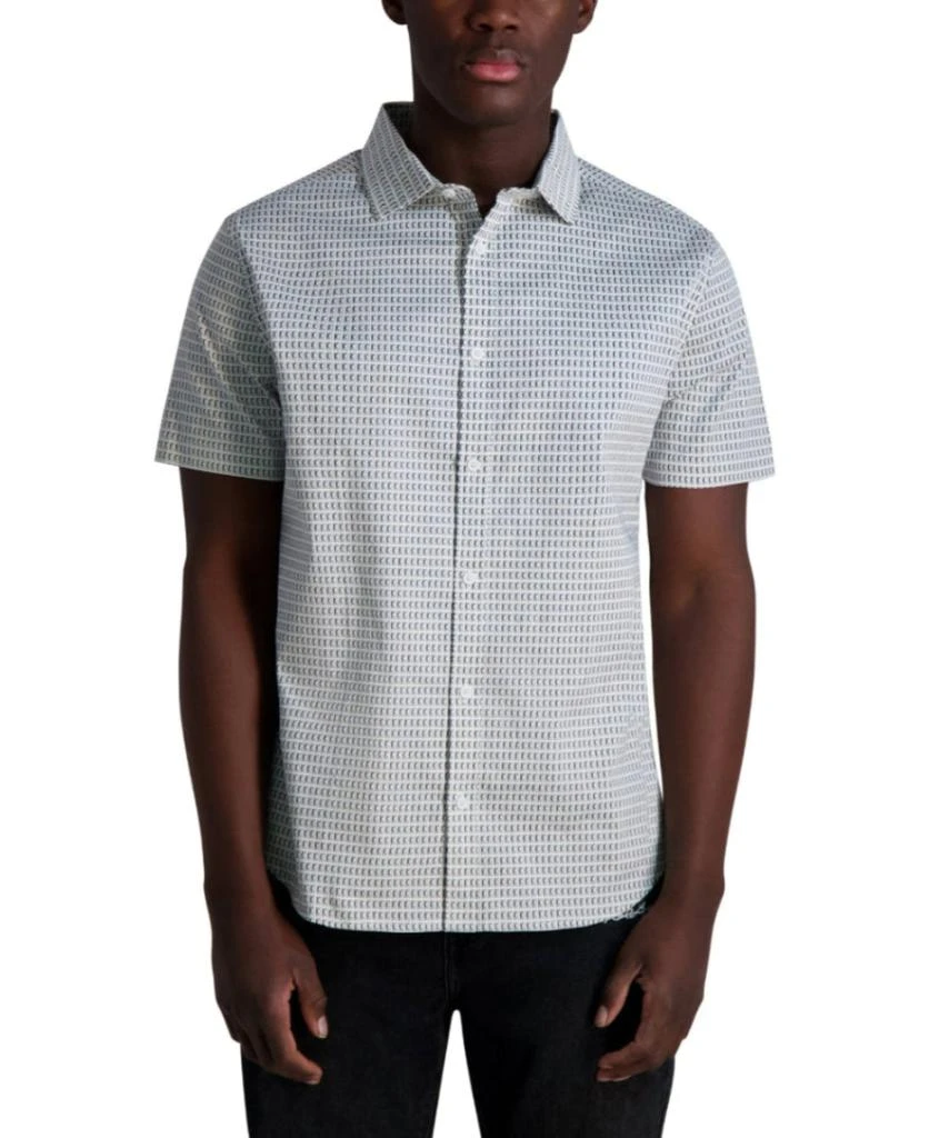 Karl Lagerfeld Paris ALL OVER PRINTED SHORT SLEEVE SHIRT 1