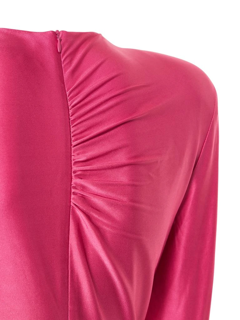 Alexandre Vauthier Asymmetric Viscose Jersey Midi Dress 6
