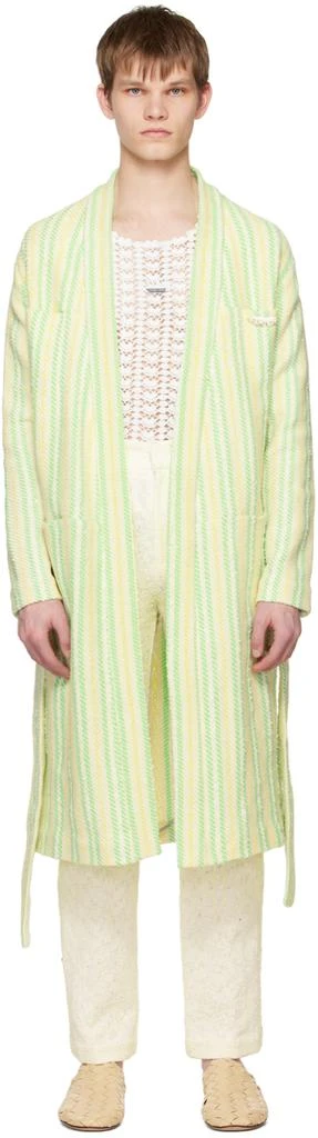 young n sang Yellow Stripe Robe