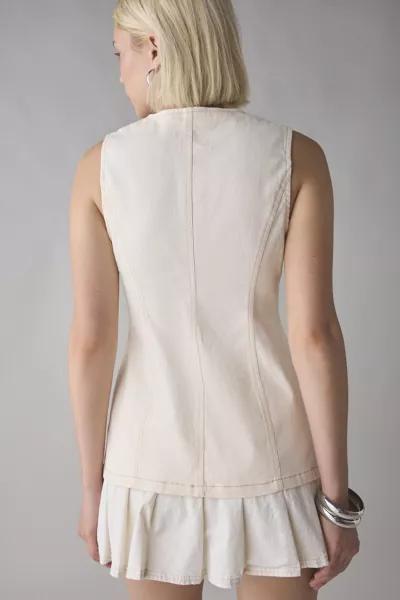 BDG BDG Blanche Longline Denim Vest Top