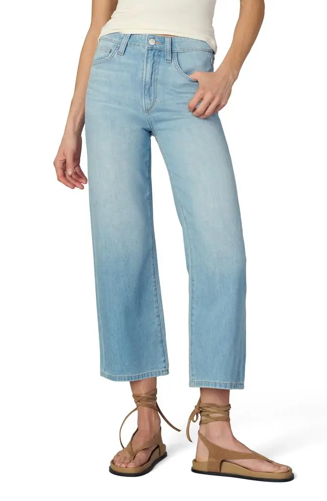 Joe's The Blake High Waist Crop Wide Leg Jeans