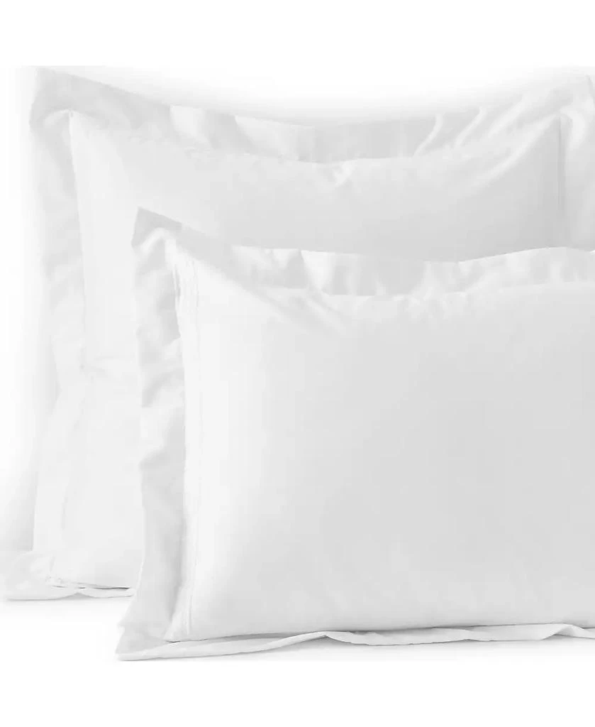 Lands
 End 400 Thread Count Premium Supima Cotton No Iron Sateen Embroidered Pillow Sham