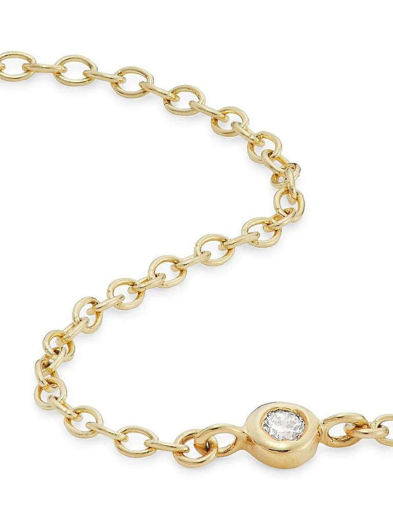 Mikimoto 18K Yellow Gold, 0.02 TCW Diamond & Cultured Akoya Pearl Station Bracelet 3