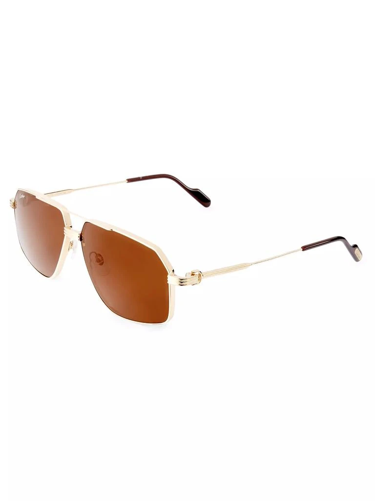 Cartier Core Range 61MM Pilot Sunglasses 2