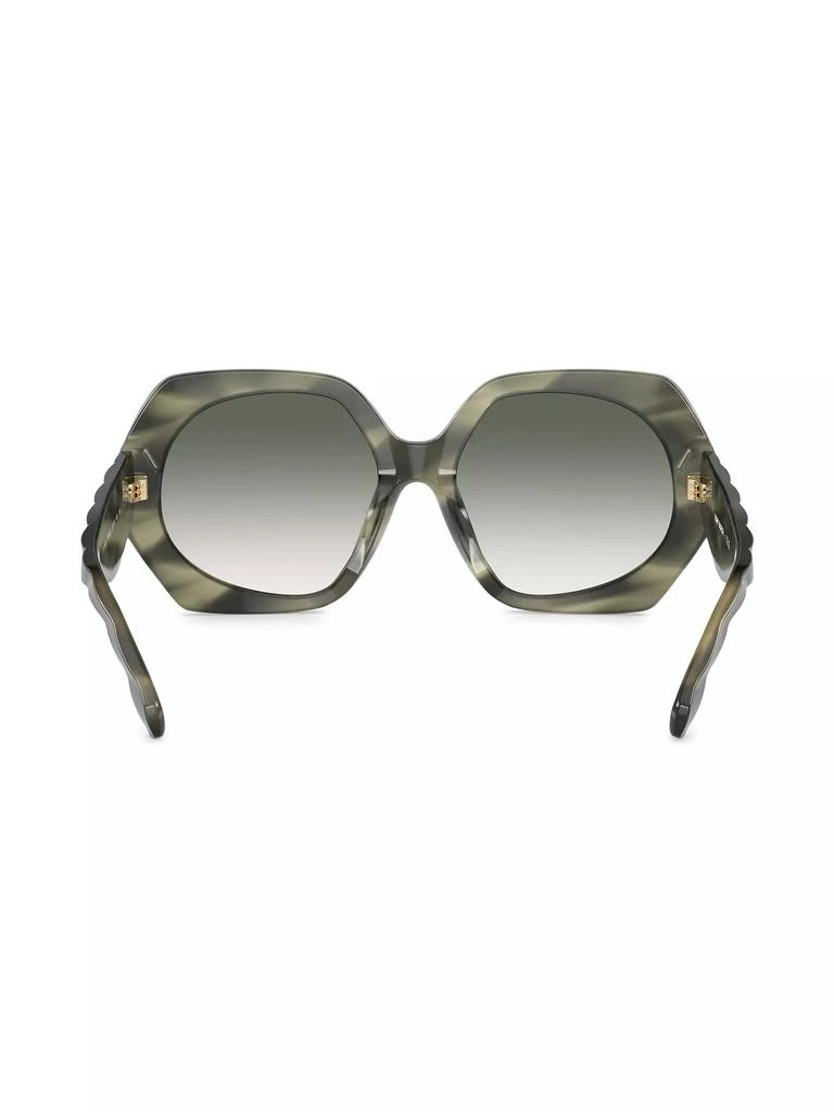 Tory Burch Kira 55MM Oversized Geometric Sunglasses 5