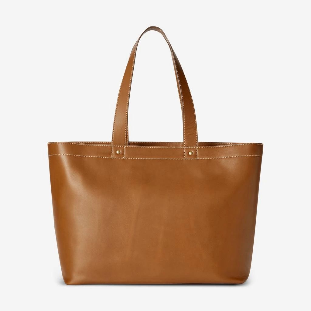 Shinola Shinola The Pocket Tan Natural Leather Tote Bag 20217379 4