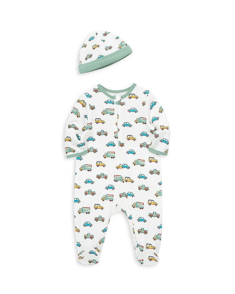 Little Me Boys' On the Go Footie & Hat Set - Baby 3