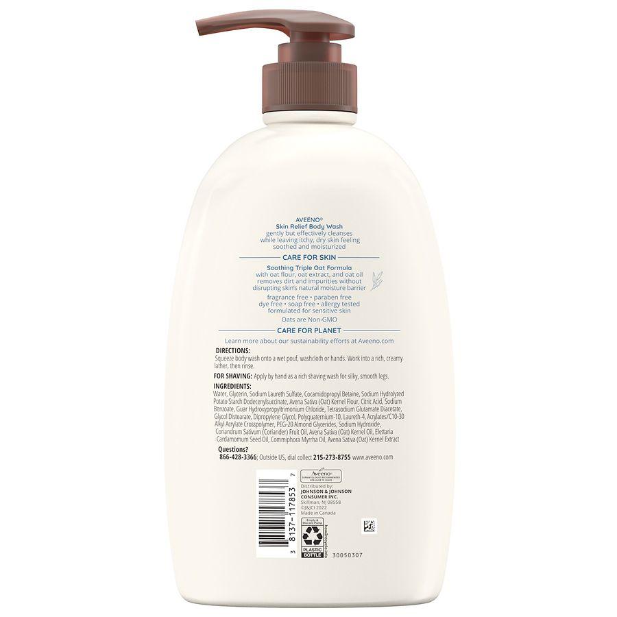 Aveeno Skin Relief Body Wash, Sensitive Skin Fragrance-Free